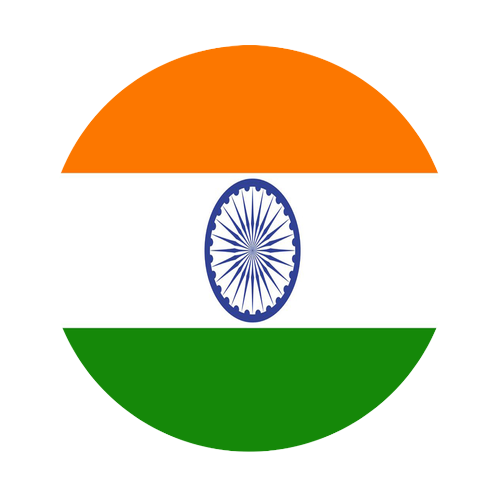 Indian flag round rubber coaster Custom Round Coasters