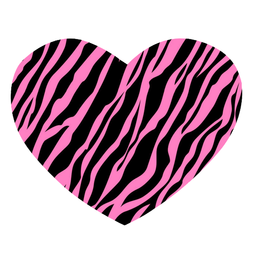 Pink And Black Hearts 48