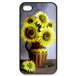 Sunflowers Custom Case for iPhone 4,4S  