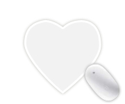 Heart-shaped Mousepads