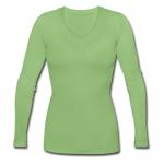 Women's Long Sleeve V-neck