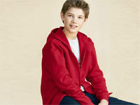 Gildan Full Zip Hooded Sweatshirt Youth(NEW) Model H05