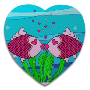 Heart Shaped Jigsaw Puzzle