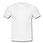 Men's classic white t-shirt Model T12