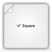 10" Square Sticker