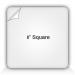 8" Square Sticker