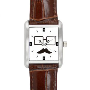 Square Leather Alloy High-grade Watch Model206