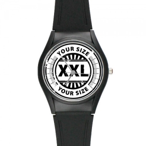 Custom Black plastic high quality  watch(Round)2 Model313