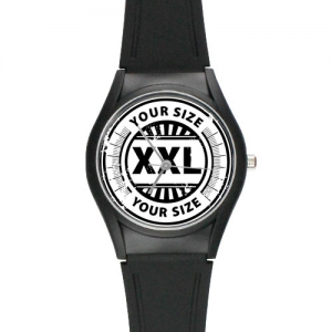 Custom Black plastic high quality watch(Round)2 Model313