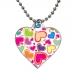 Custom Dog Tag Heart shaped two sides