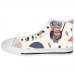 Custom High Top Canvas Shoes for Women Model017 (Large Size)