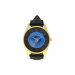 Custom Men's Golden Leather Strap Watch Model210