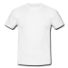 Men's classic white t-shirt Model T12 （One Side）