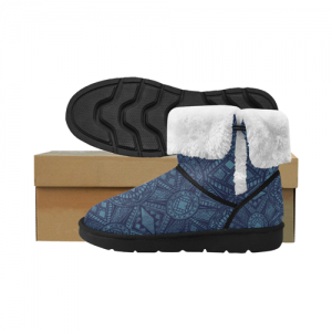 Custom Unisex Single Button Men's Snow Boots ( 051)