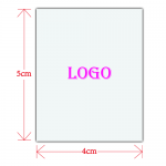 Custom Logo for Rectangle Beach Mat (4cm X 5cm)