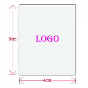 Custom Logo for Rectangle Beach Mat (4cm X 5cm)