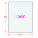 Custom Logo for Rectangle Beach Mat (4cm X 5cm)