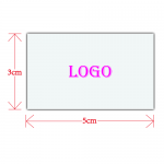 Custom Logo for Tote Bag (zipper) (5cm X 3cm)