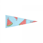 Trigonal Garden Flag 30" x 12"(Two Sides)