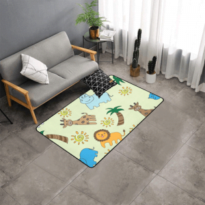 Area Rug with Black Binding 60*39 inch