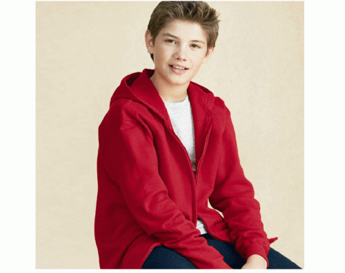 Gildan Full Zip Hooded Sweatshirt Youth(NEW) Model H05