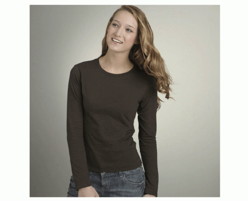 Custom Gildan Long Sleeve Shirts Ladies Model T07