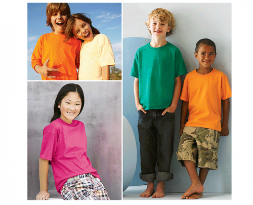 Custom Cotton Youth T-shirt Model T04